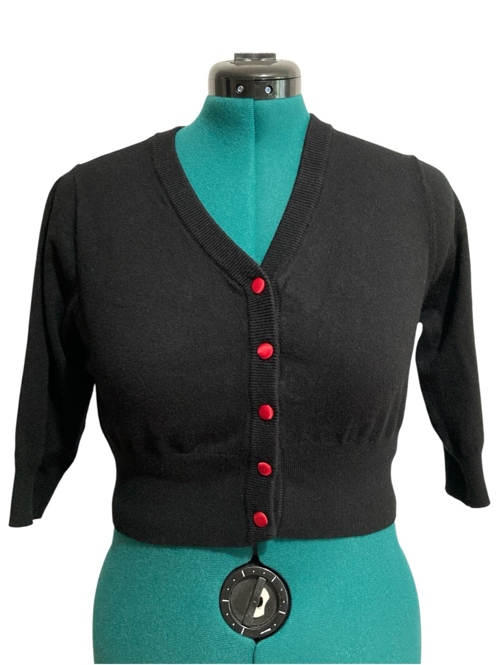 Belle Poque Retro Pinup Cropped Cardigan